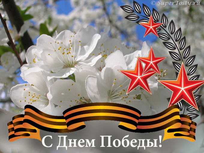 Сценарий праздника на 9 Мая - цветы георгиевская ленточка звёздочки