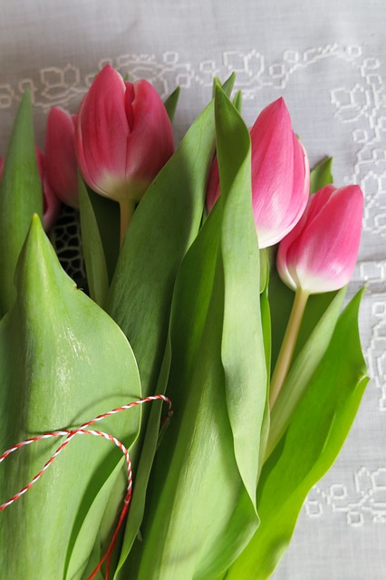 Сценки на 8 Марта - букет тюльпанов к празднику